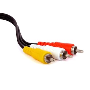 Cabo áudio E Vídeo 3 Rca X 3 Rca - 15 Metros