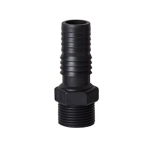 Adaptador Irrigação Interno Rebouças 1/2-3/4 Rosca Externa Preto - Embalagem com 50 Unidades