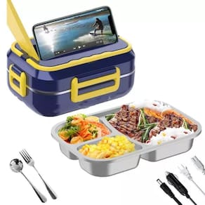 Marmiteira Térmica Fitness Inox Com Alça Cinza