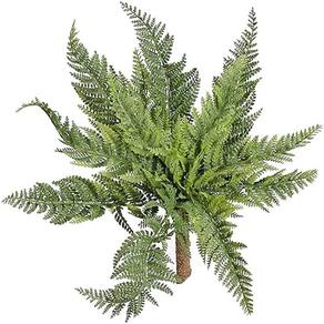 Planta Samambaia Pendente Artificial Permanente Buquê 37cm