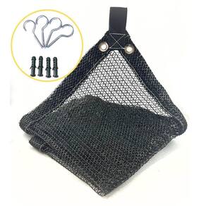Tela Sombrite Hortas/Estufas 50% Preto 2X2 Bainha/Ilhós