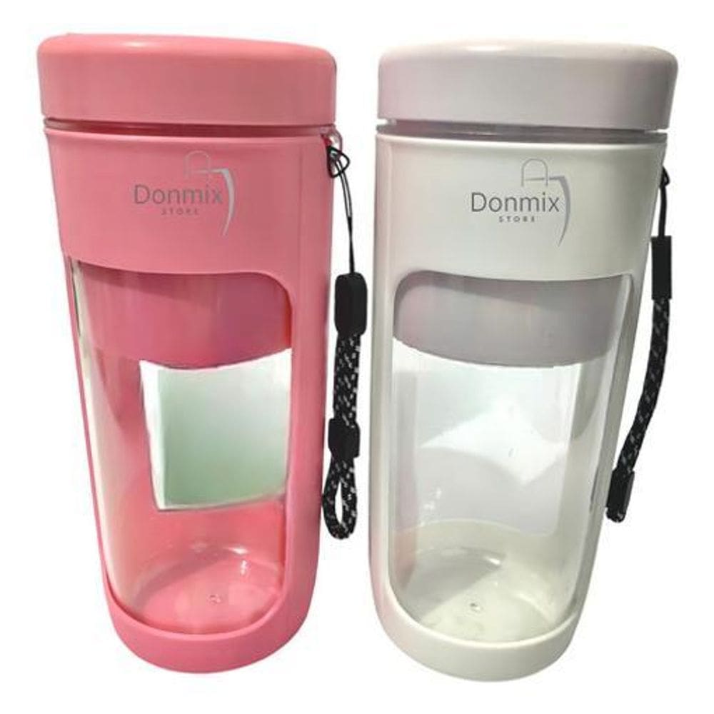 Copo Liquidificador Mixer Shake Portátil 6 Lâminas 450Ml Cor