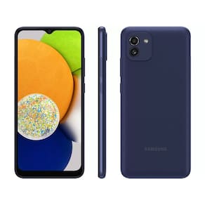 Usado: Samsung Galaxy A03 64 GB Azul - Bom