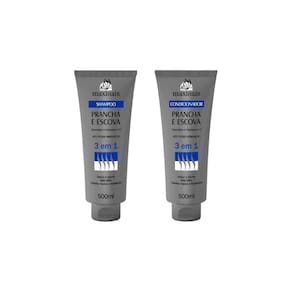 Kit Prancha E Escova 3 Em 1 Maxihair Shampoo+Cond 500Ml