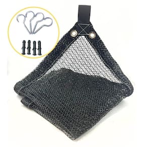 Tela Sombrite Hortas/Estufas 50% Preto 2X8 Bainha/Ilhós