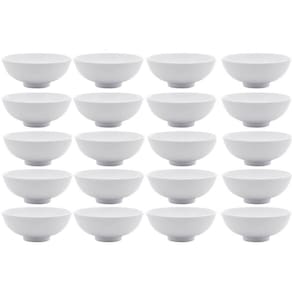 Kit 20 Tigelas para Sobremesa em Melamina 12,5x5cm Petiscos Restaurantes Hotéis