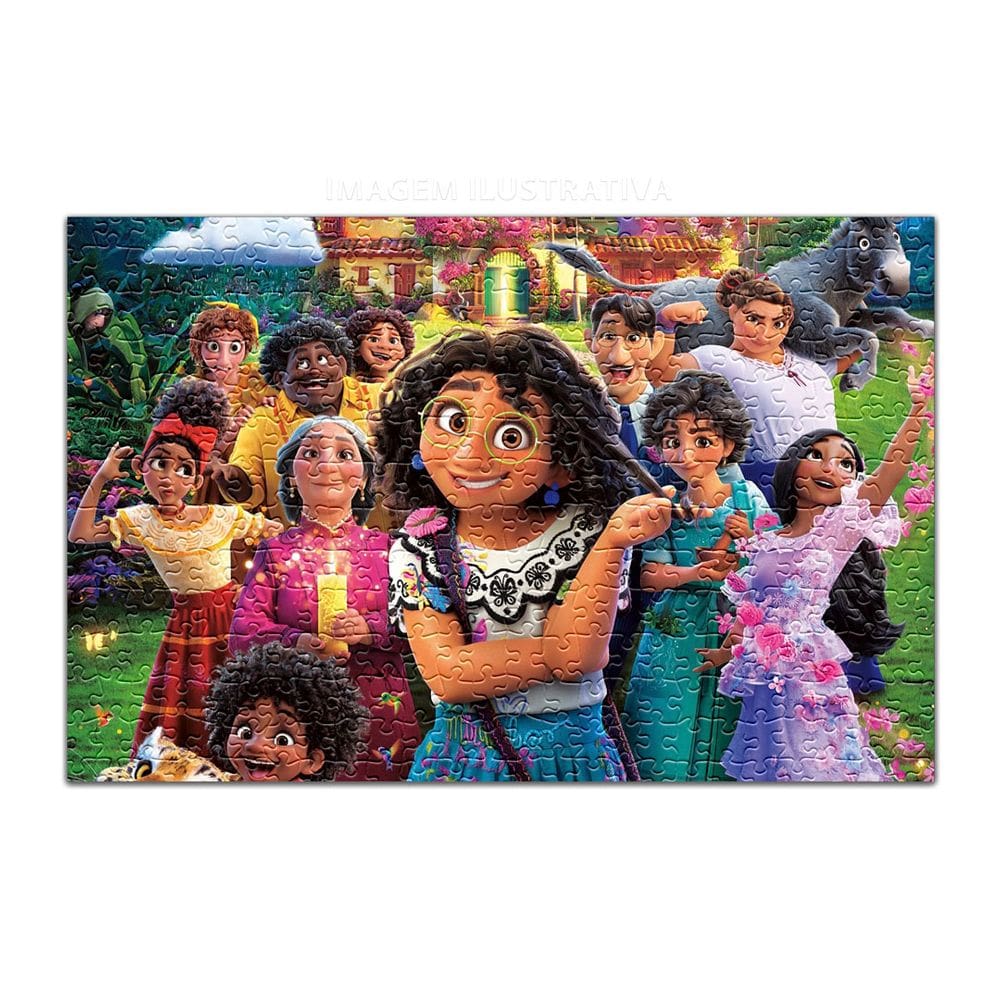 Quebra Cabeça Personalizado Disney Encanto 005 60 Peças