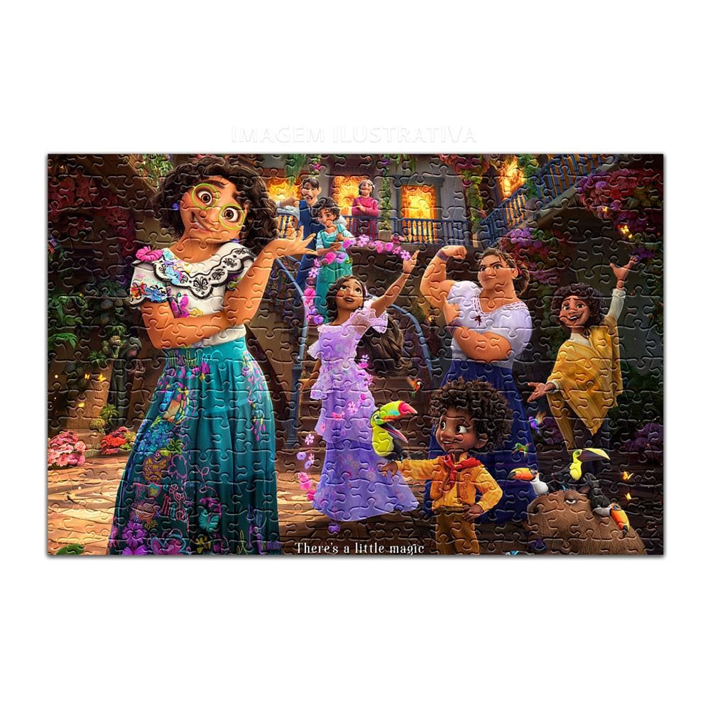 Quebra Cabeça Personalizado Disney Encanto 002 60 Peças