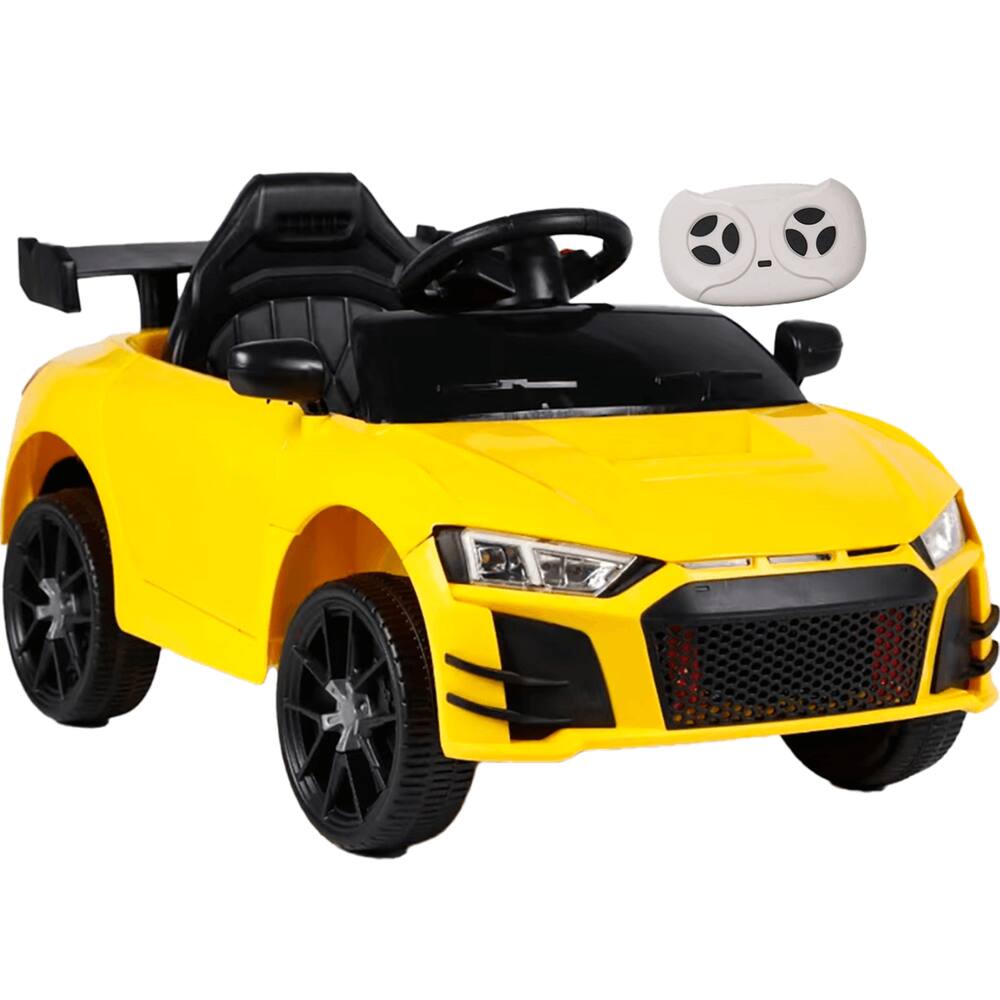 Carro  ALD Cabrio A1 R-Sport Eletrico 12V CR Amarelo Bang Toys