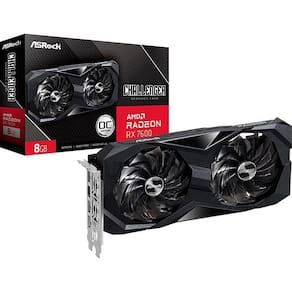 Placa de Vídeo ASRock AMD Radeon RX 7600 Challenger OC 8GB GDDR6 128 bit