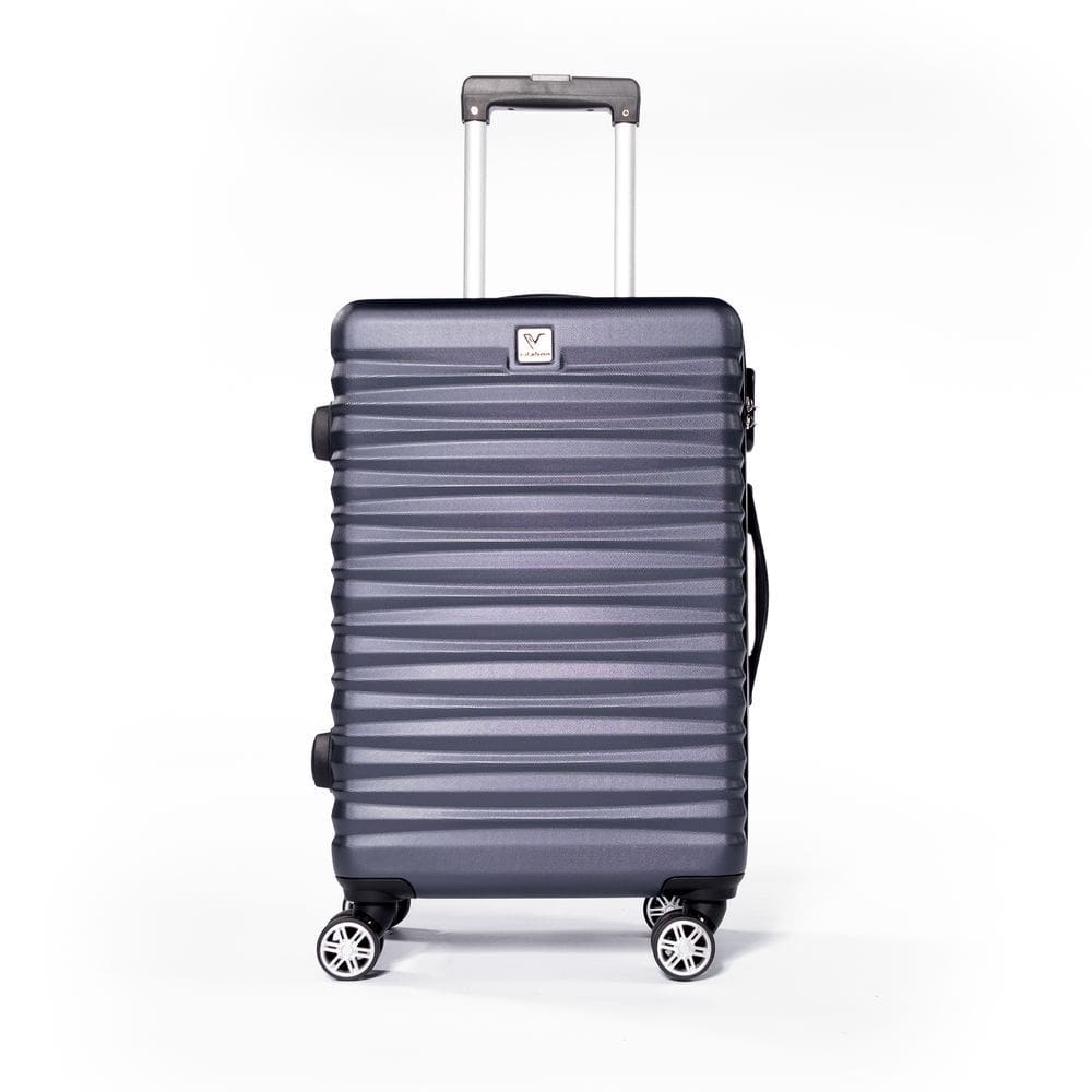 Mala de Viagem Grande Expansível Vilabon Vb00127 Abs Cadeado Tsa Rodas Duplas 360 Azul Marinho