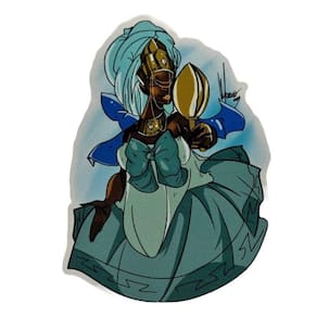 Adesivo De Vinil Impermeável Oxum 10X13 Cm- Escolha O Modelo
