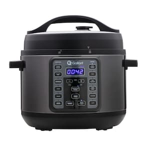 Panela de Pressão Elétrica Digital Gallant GPP04 Clique E Pronto Titanium Inox 4L 1000w 127v