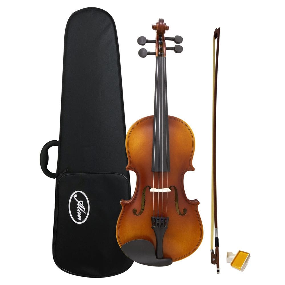 Viola Clássica Envelhecida AL 1310 4/4 E Alan Com Case Arco Breu Cavalete