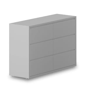 Cômoda Wood 6 Gavetas - Branco