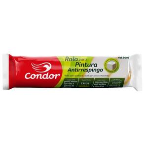 Rolo Lã Sintética Condor Antirrespingo 10mm 8095 23cm sem Suporte - Leve 13 Pague 12 Unidades