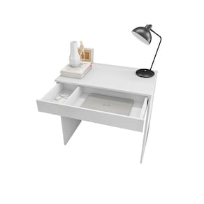 Mesa Para Escritório Computador/ Notebook Alexa Branco - AJL Móveis