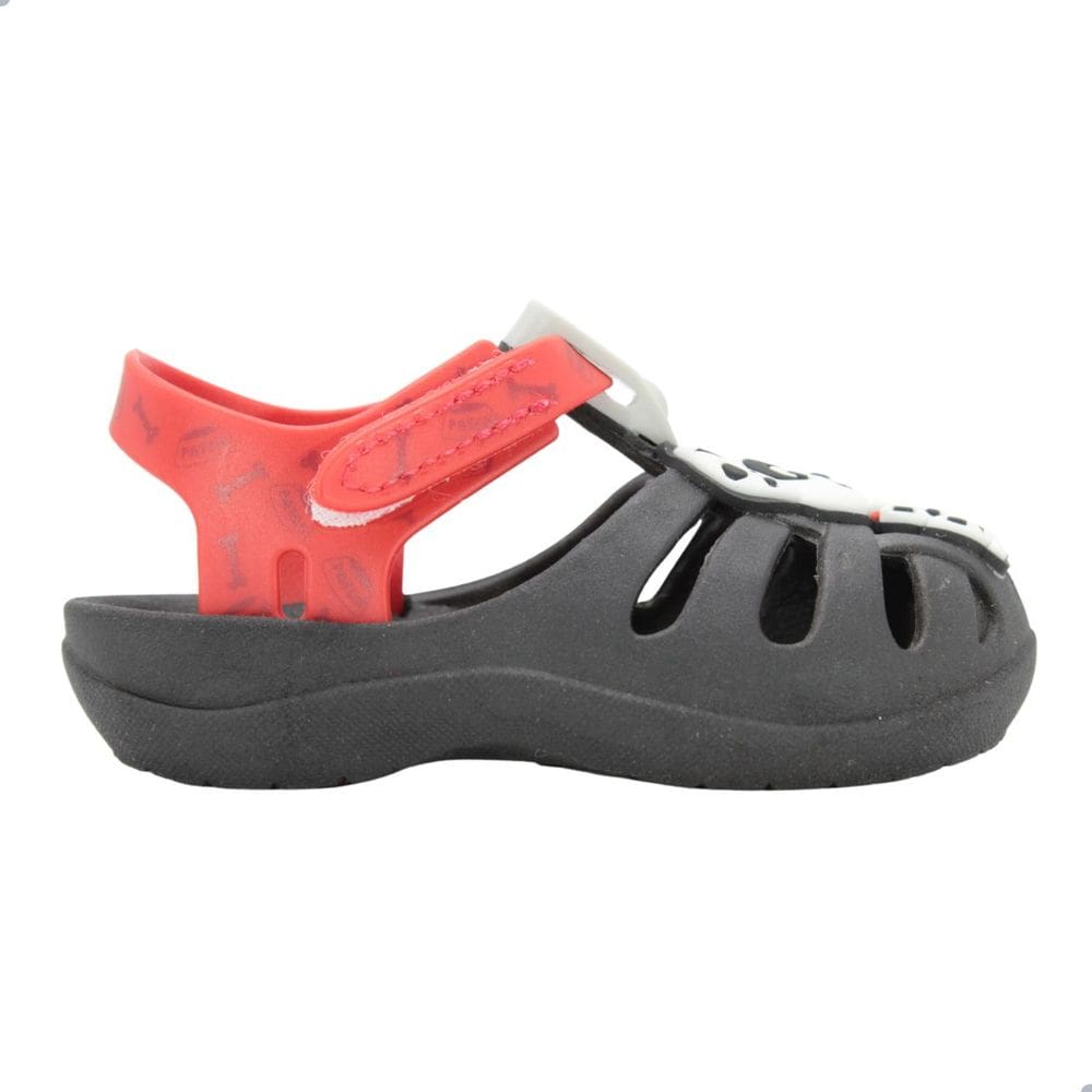 Sandália bb Grendene Kids Disney Magic Preto/Vermelho
