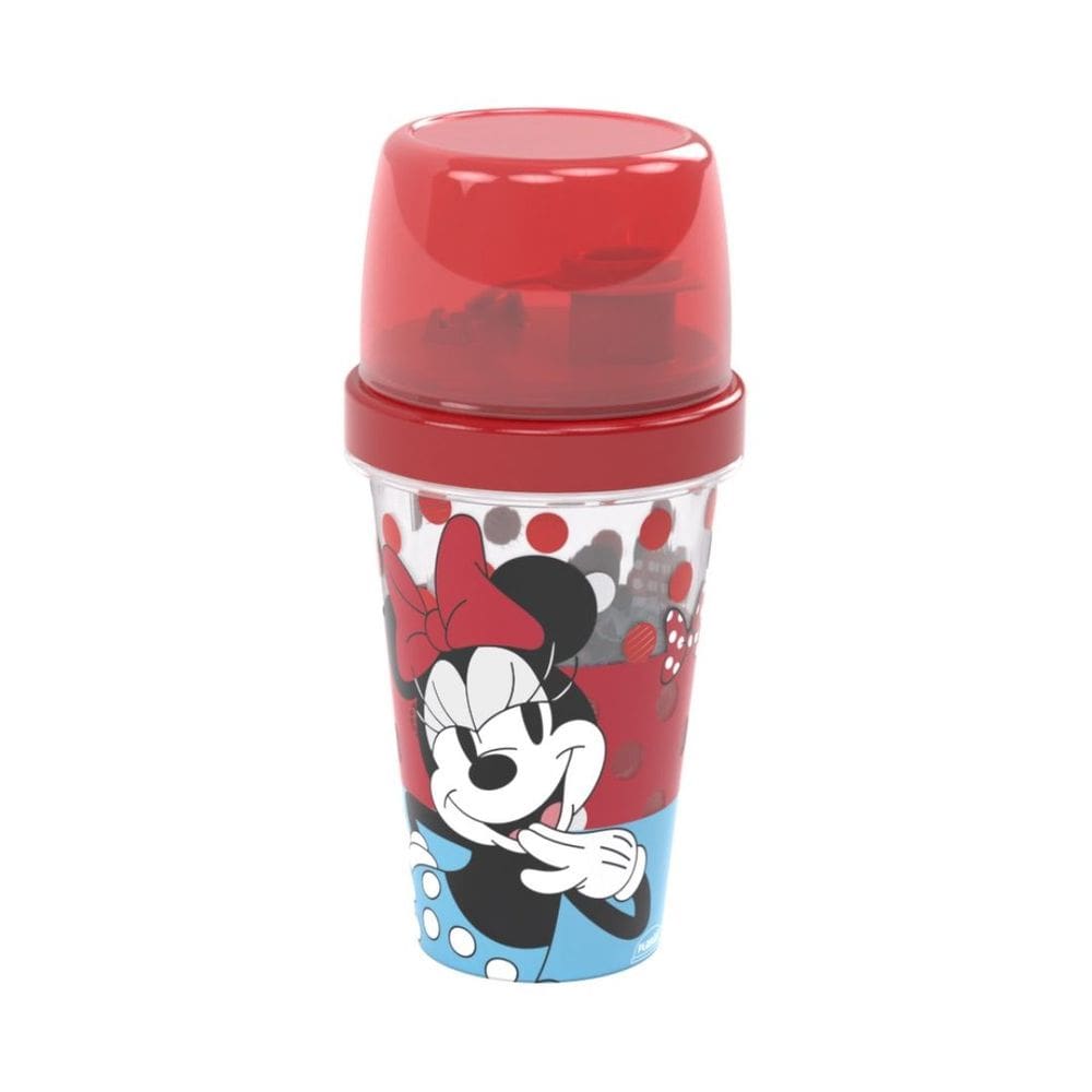Mini Shakeira Minnie Mouse Disney Vermelho 320ml - Plasútil