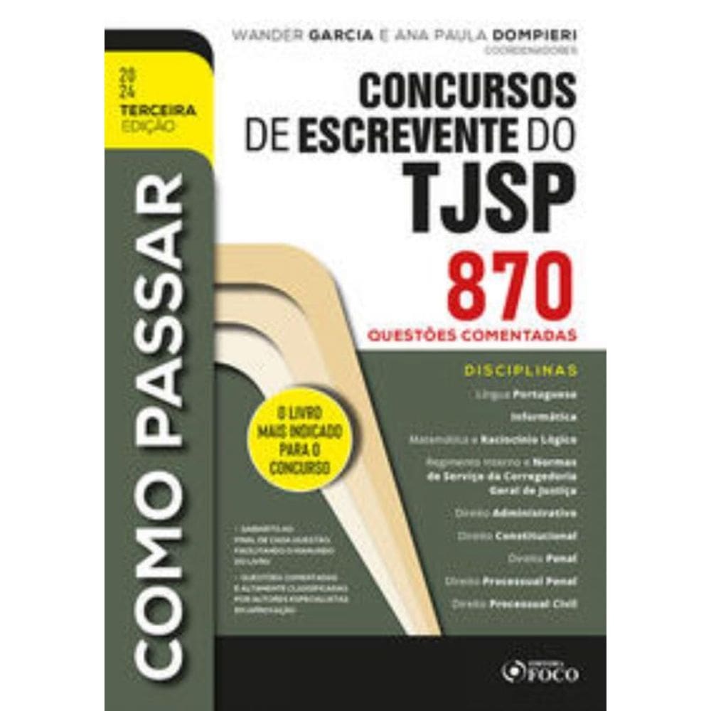 Como Passar Em Concursos De Escrevente Do Tjsp - 8