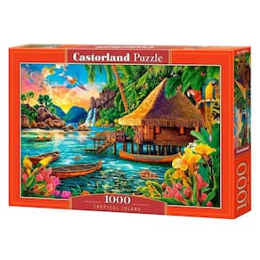 Puzzle 1000 Peças Ilha Tropical - Imp. Castorland