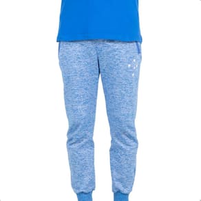 Calça Moletom Cruzeiro Masculina Mescla Azul Oficial
