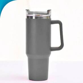 Caneca Em Inox Cor Vermelha Para Cerveja