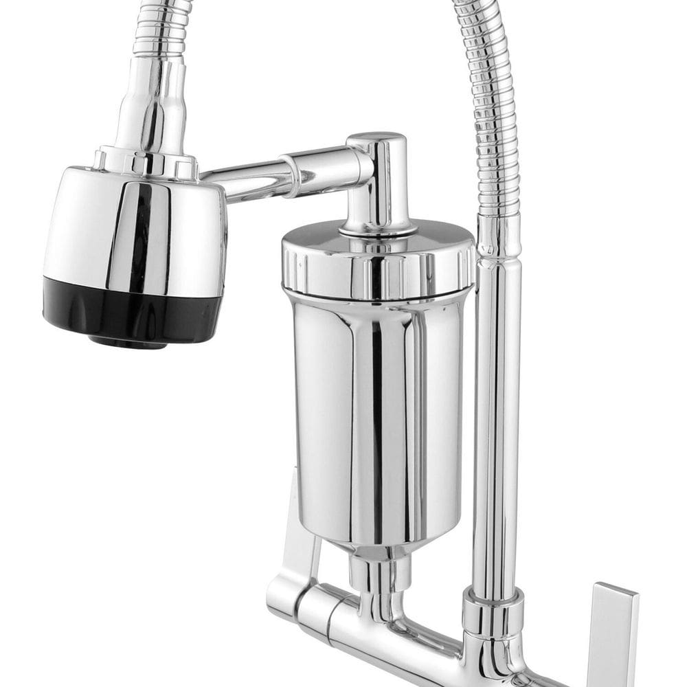 Torneira Gourmet Soft 5/8 com Filtro 1/4 Volta Bancada Cromado