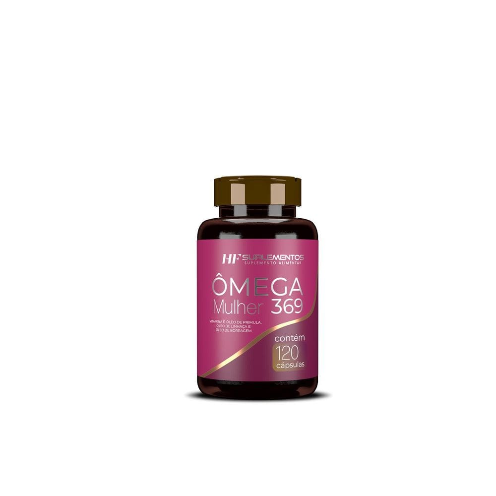 Omega 3 6 9 Mulher Hf Suplementos 120Caps