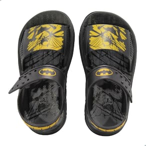 Sandália Grendene Kids Batman Batmochila Preto/Amarelo