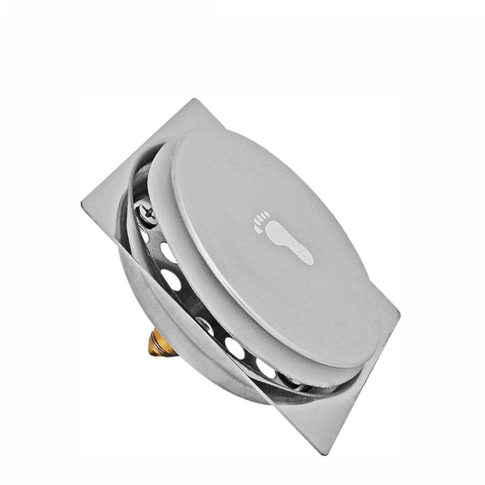 Ralo Automático Square 15 x 15 Cromado