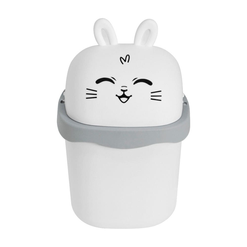 Lixeira Infantil Coelho Branco