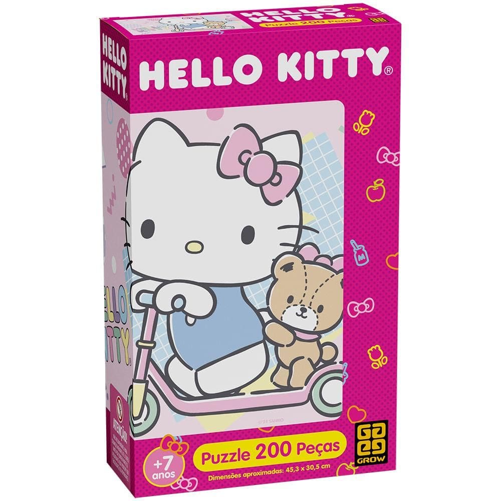 Puzzle 200 peças Hello Kitty