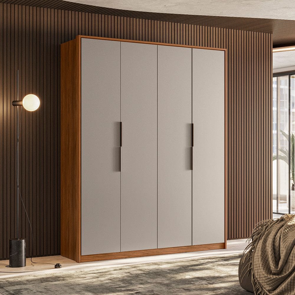Guarda Roupa Solteiro 4 Portas Attore Demartêz