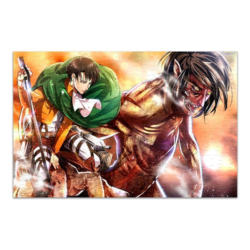 Quebra-cabeça Personalizado Shingeki No Kyojin 60 Peças