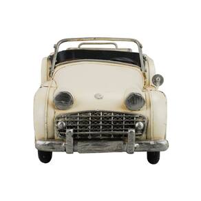 Miniatura Carro Branco Conversível 11x32x14cm Tudo em Caixa