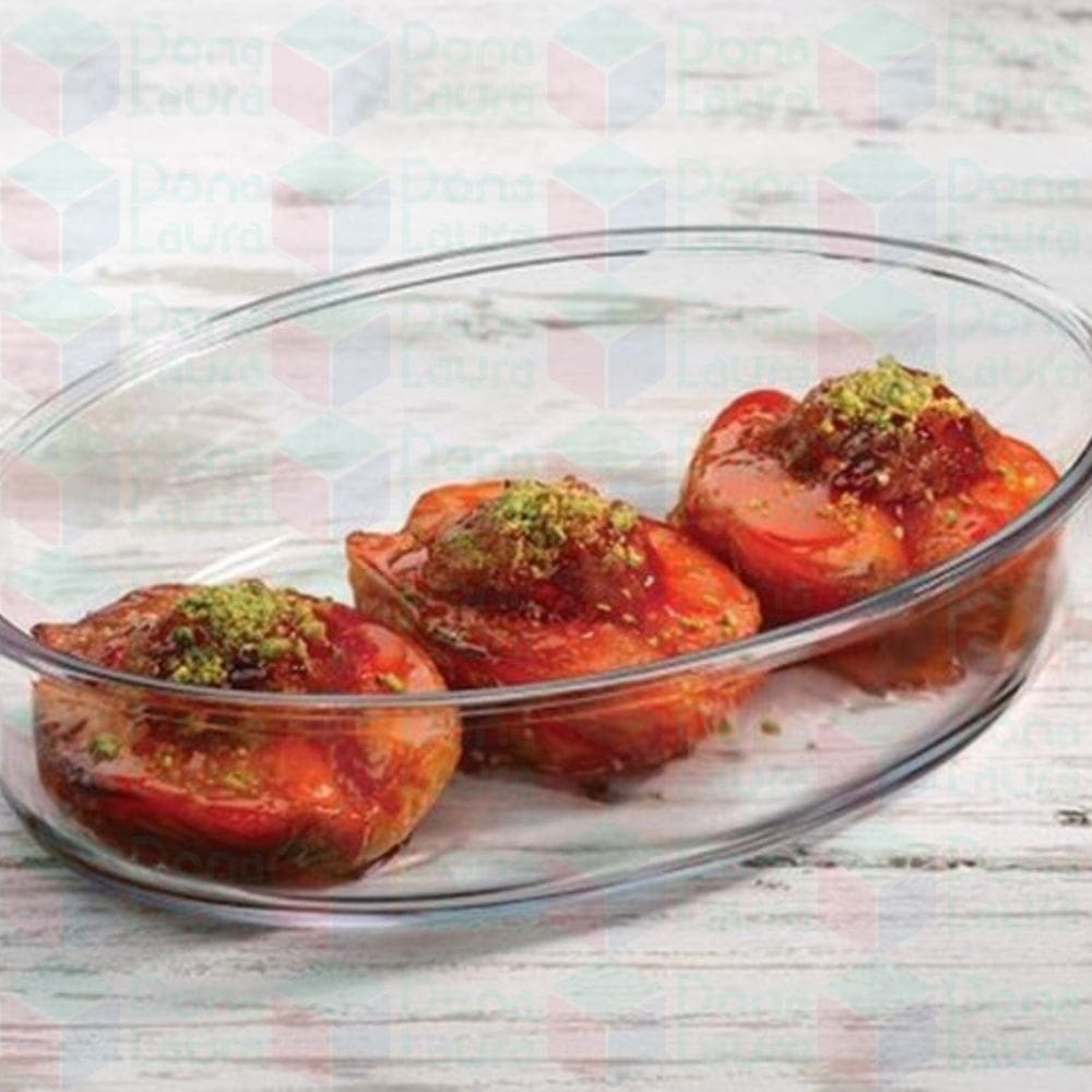1 Assadeira 1,6L Oval Sem Tampa Forno Airfryer Saladas Sobremesa