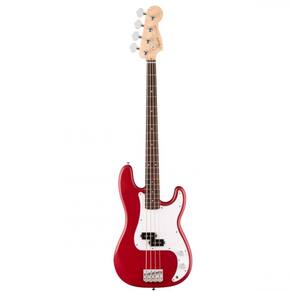 Contra Baixo Fender Squier Debut Precision Bass LRL Red