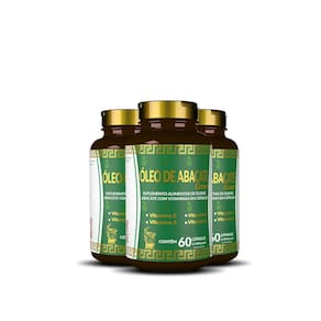 3X Oleo De Abacate Com Vitaminas 60 Caps Hf Suplementos