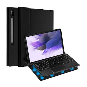 Capa Sintética Com Teclado Galaxy Tab S8 Plus 12,4