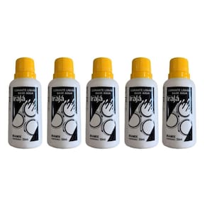 Kit 5 Pigmento Corante Líquido Bisnaga Tinta 50Ml Amarelo