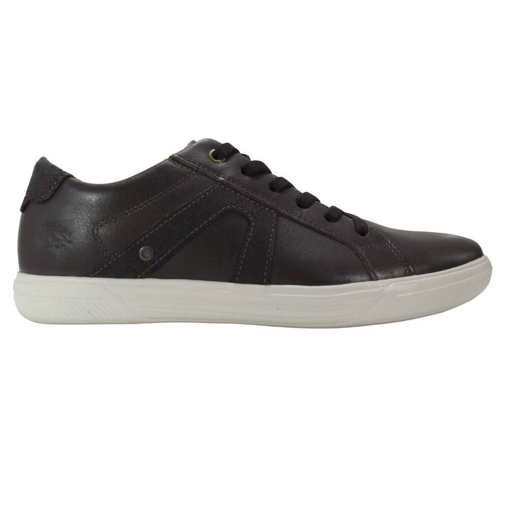 Sapatênis Pegada Masculino Stretch Marrom Dark Brown/Café