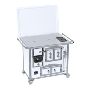 Fogao a Lenha N 2 Gab Sec Xv Chapa de Aluminio Branco