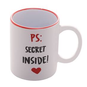Caneca De Porcelana Secret Inside 350ml Lyor