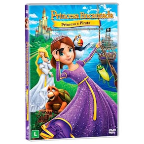 DVD Princesa Encantada Princesa e Pirata