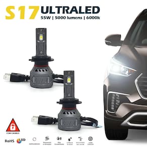Par Lâmpadas H7 Farol Baixo Agile Ultra Led 10000 Lumens Canbus Canceller Não Acusa 2010 2011 2012 2013 2014 2015 2016