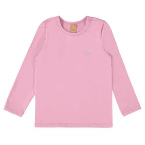 Camiseta Praia Infantil Proteção UV Rosa Prisma Up Baby