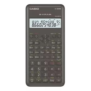 Calculadora Científica, Preta, Visor de 2 Linhas com 10 Dígitos, 240 funções, FX-82MS-2-W4-DH, CASIO  CASIO