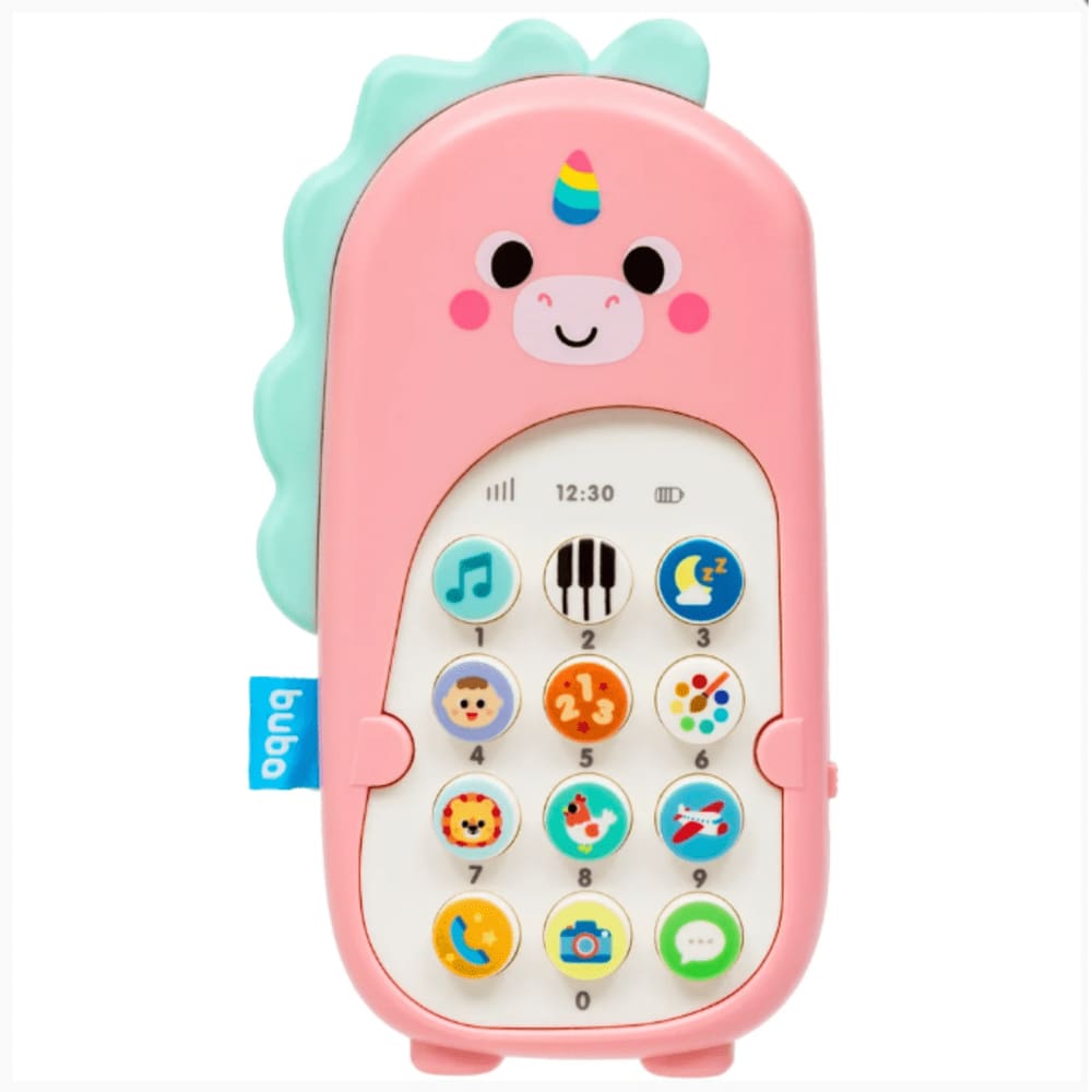 Brinquedo Celular Musical Bilíngue Buba Zoo Interativo Cores 2M+