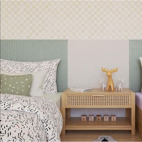 Painel Ripado Cabeceira Quarto Cama Solteiro - Play Verde